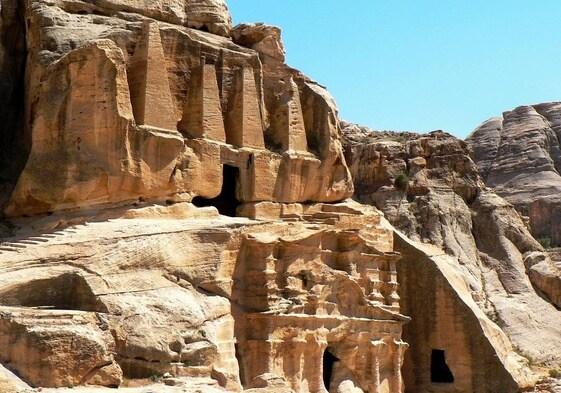 Tumbas reales de Petra, en Jordania.