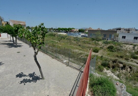 Tramo de la rambla de Churra sobre el que estaba previsto construir una pasarela.