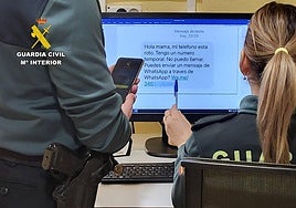 Uno de los mensajes que enviaban a los afectados por los ciberataques