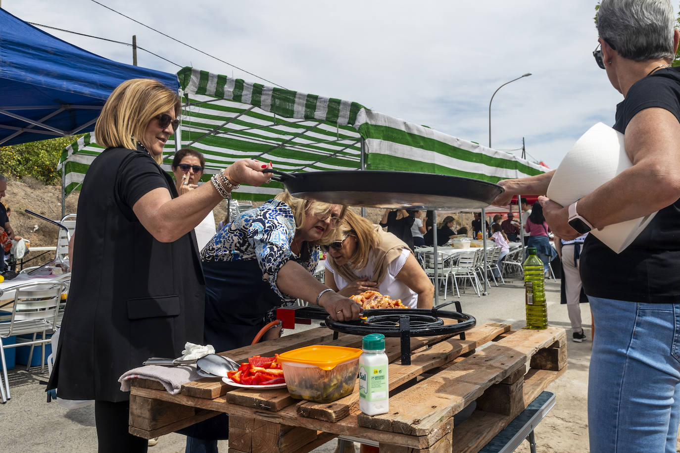 La mejor paella en el concurso de Monteagudo, la de Los Fiesteros
