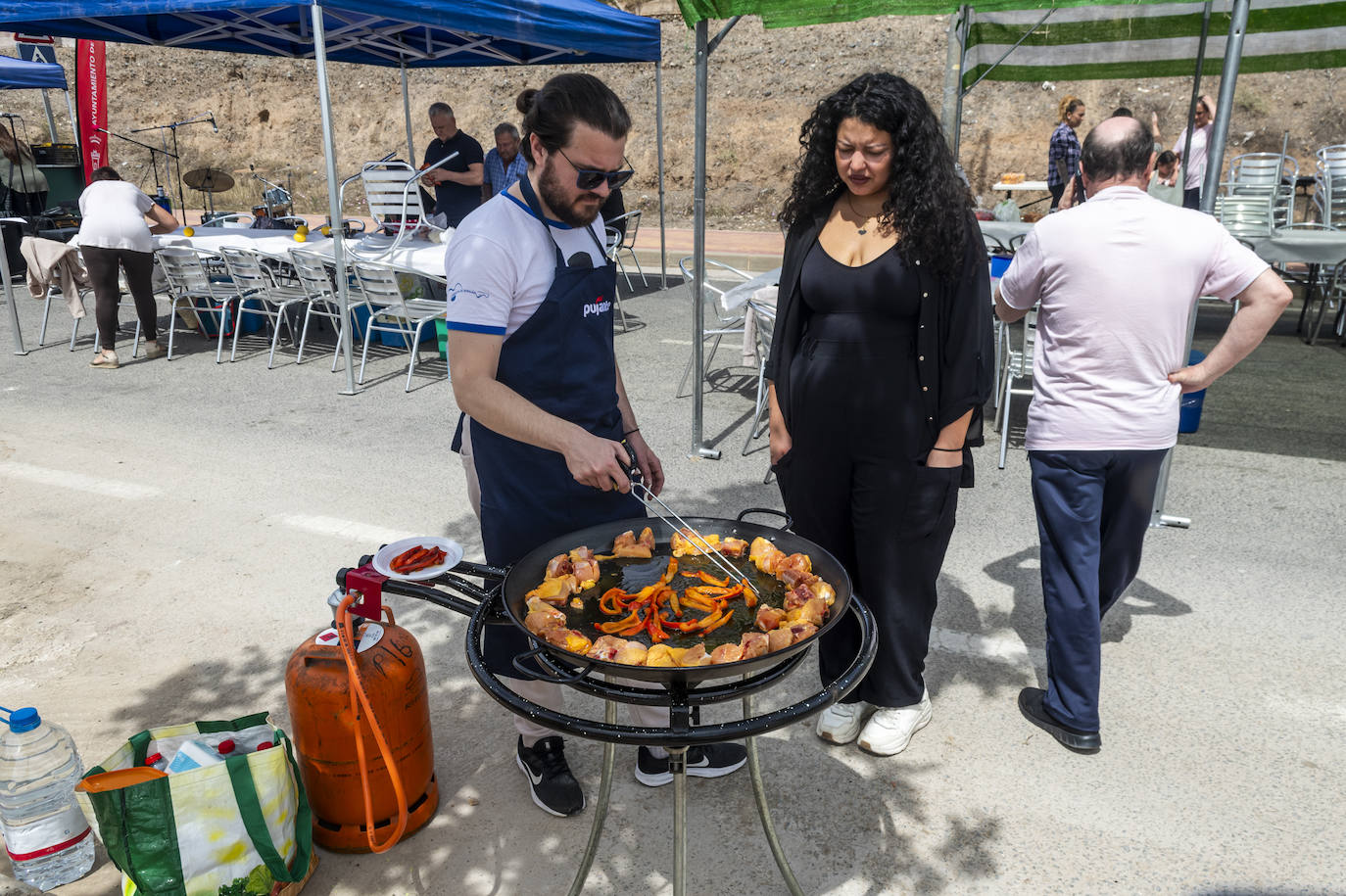 La mejor paella en el concurso de Monteagudo, la de Los Fiesteros
