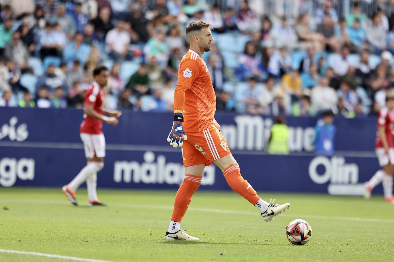 El empate del Real Murcia frente al Málaga, en imágenes