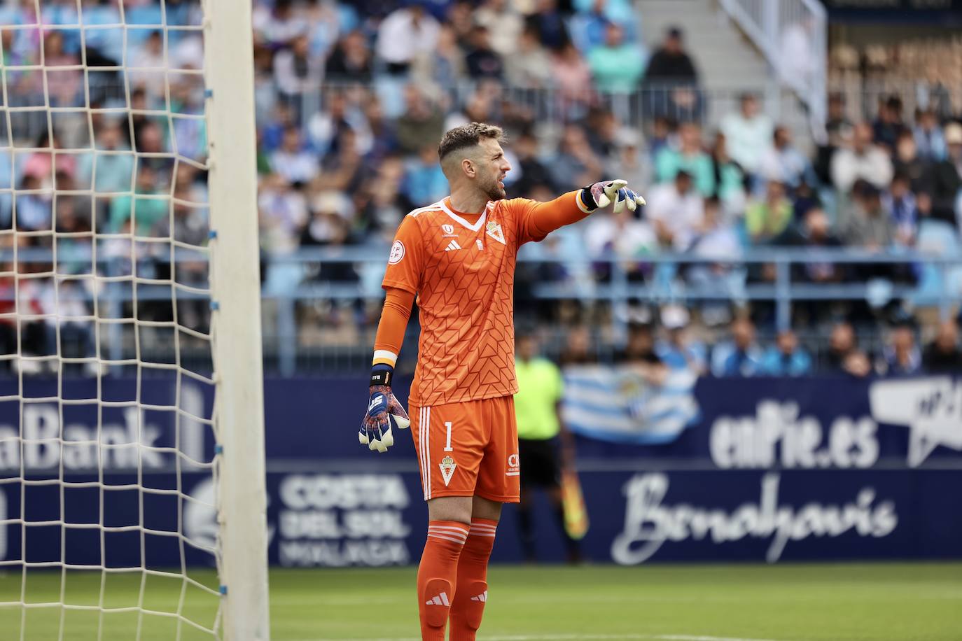 El empate del Real Murcia frente al Málaga, en imágenes