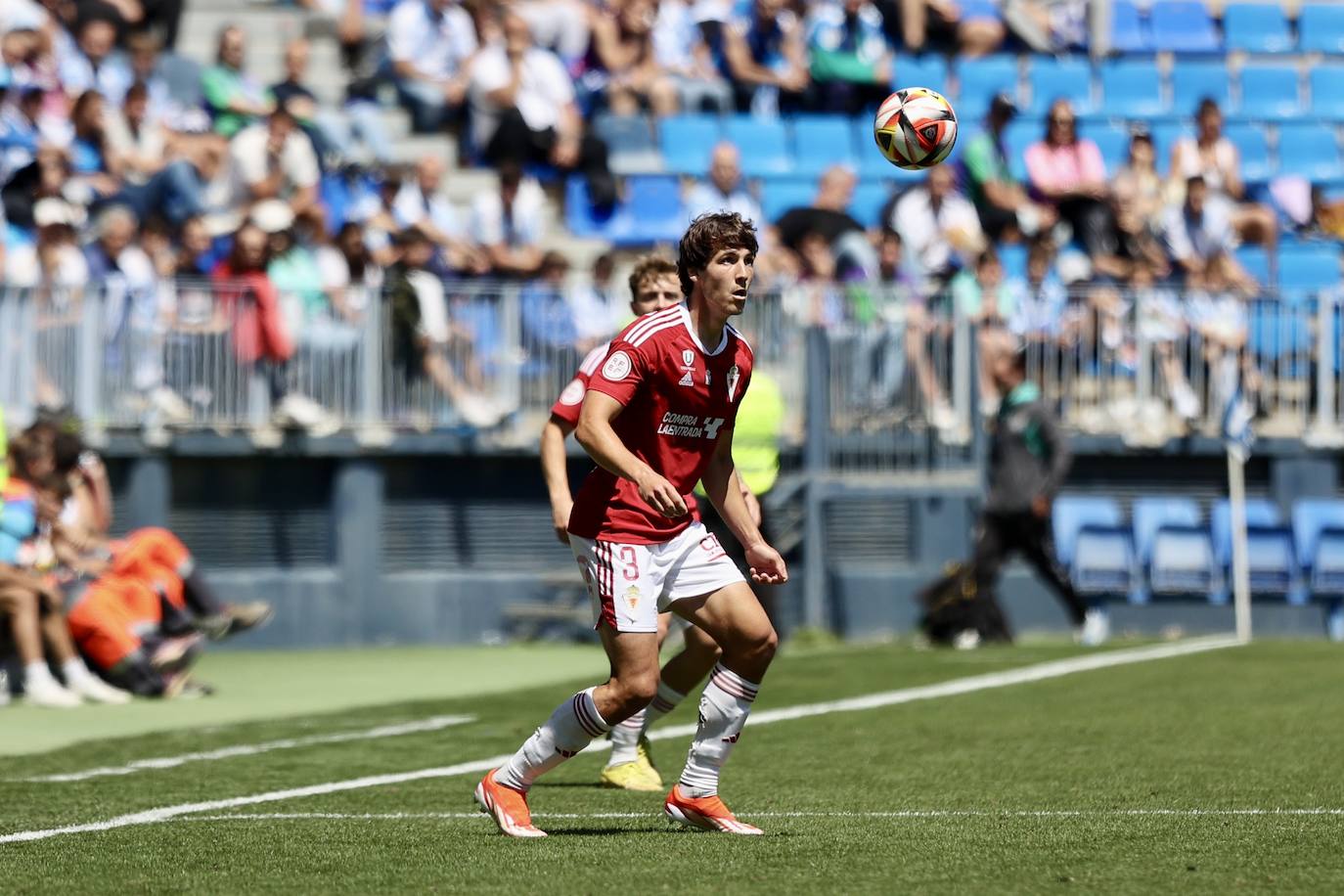 El empate del Real Murcia frente al Málaga, en imágenes