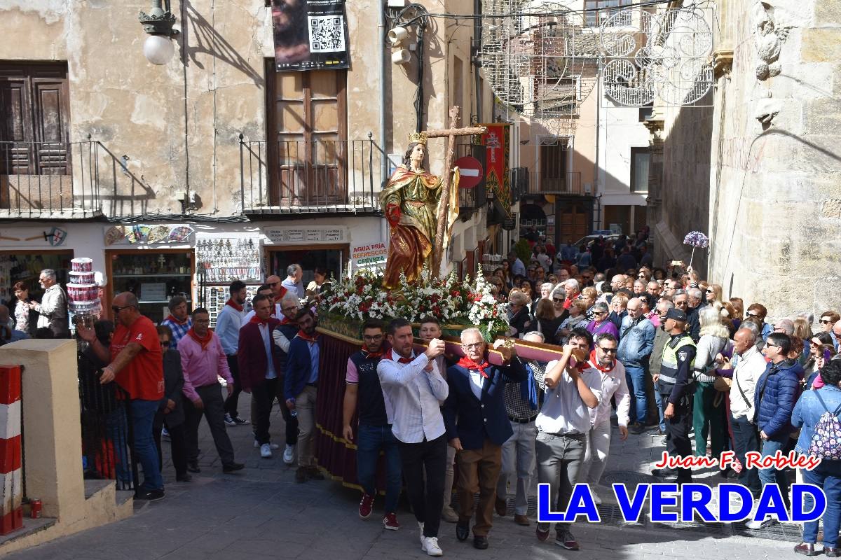 Subida de Santa Elena hasta la basílica de la Vera Cruz