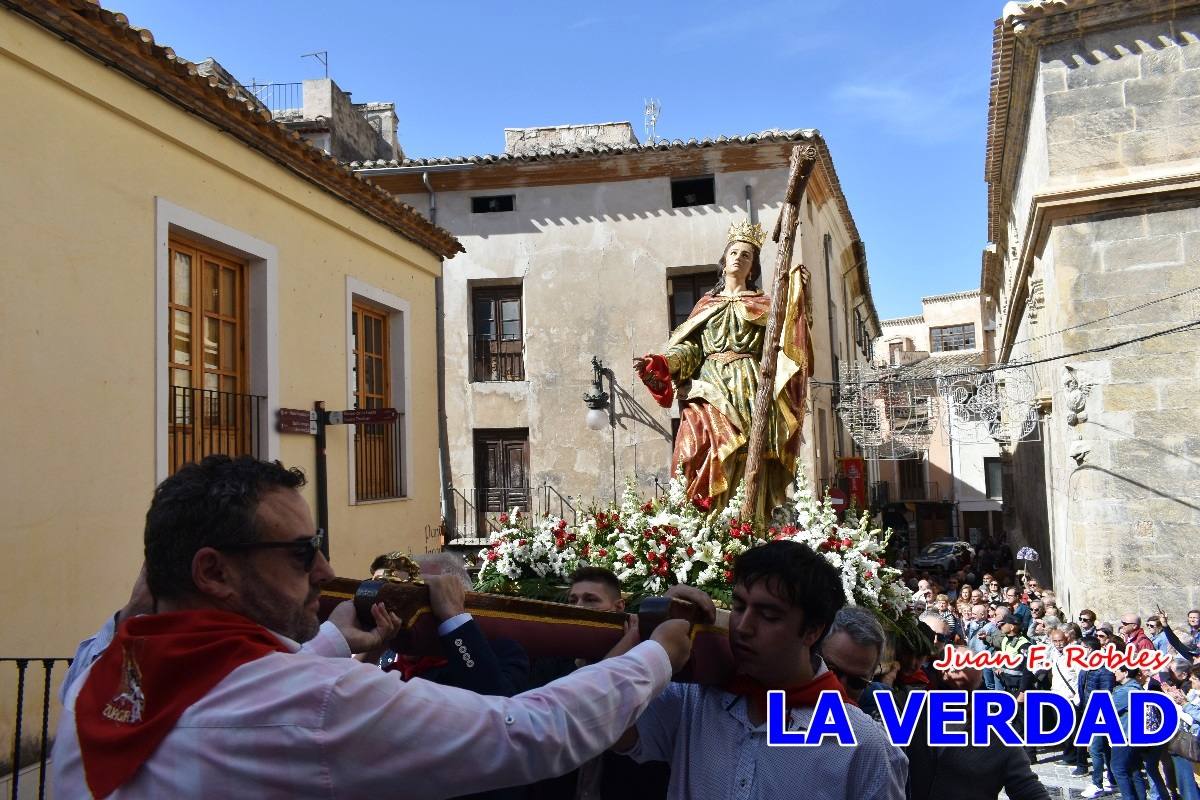 Subida de Santa Elena hasta la basílica de la Vera Cruz