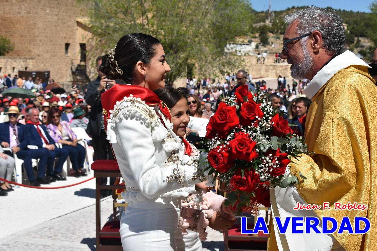 Flores de las peñas caballistas para la Vera Cruz en Caravaca