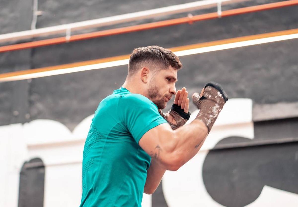 José Antonio Sánchez, en un entrenamiento.
