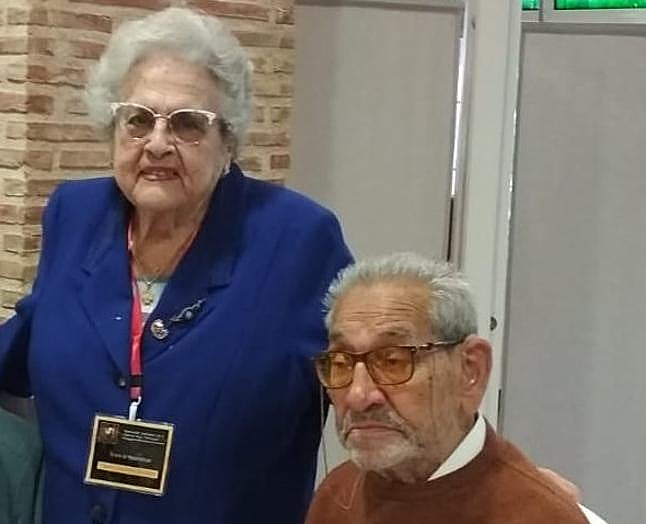 Rocío Caparrós, junto a Ruiz-Funes.