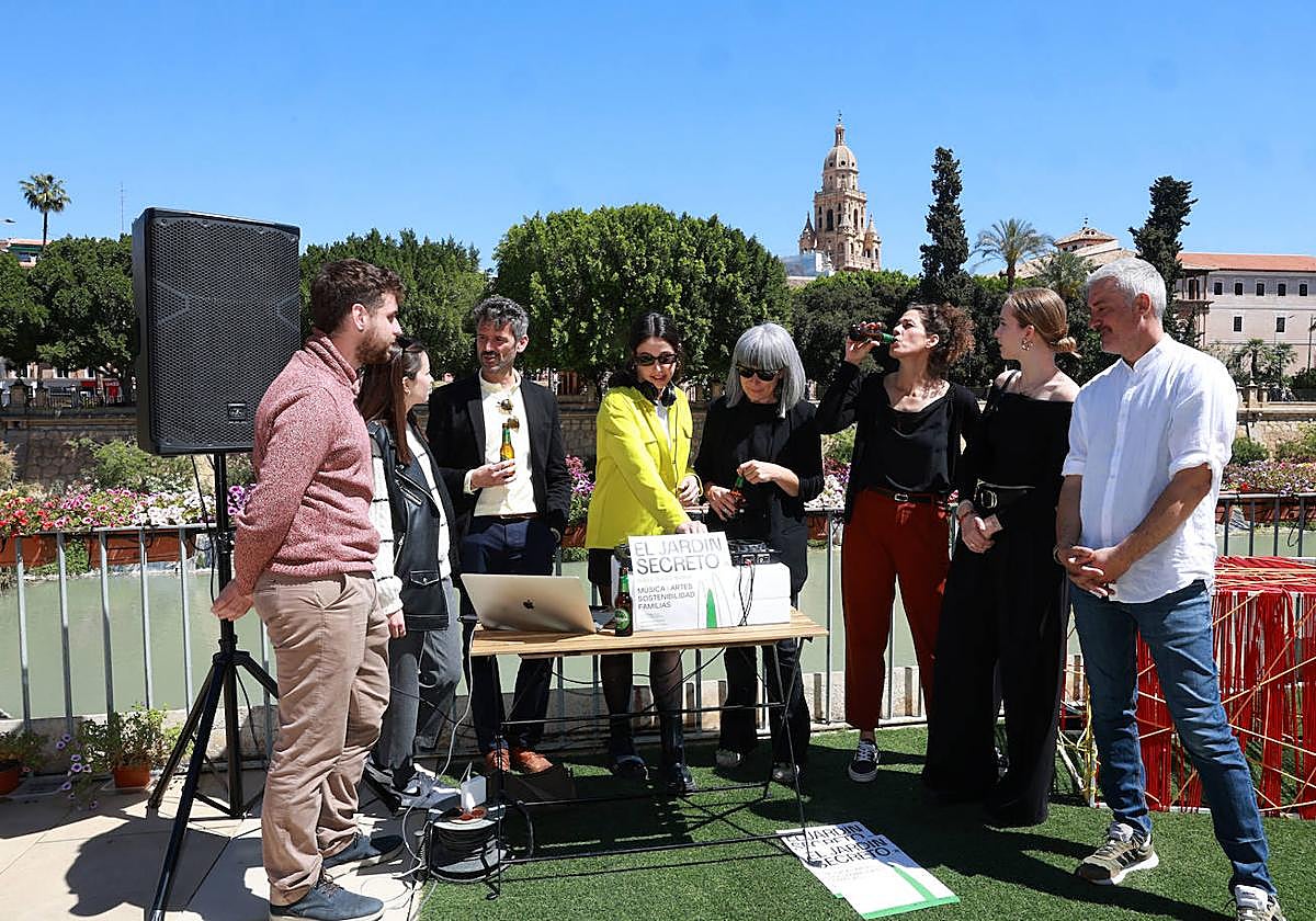 Presentación del festival El Jardín Secreto, este miércoles.