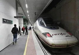 Uno de los trenes AVE que cubre el trayecto entre Murcia y Madrid.