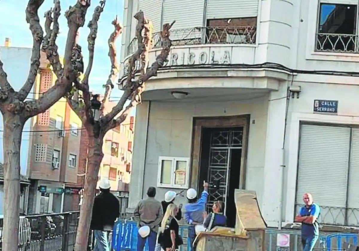 Los técnicos municipales hicieron una primera visita al casino a finales de octubre pasado.