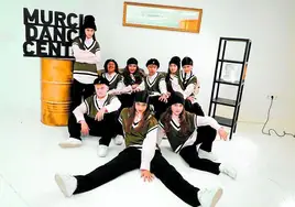 Los bailarines de hip hop de Murcia Dance Center.