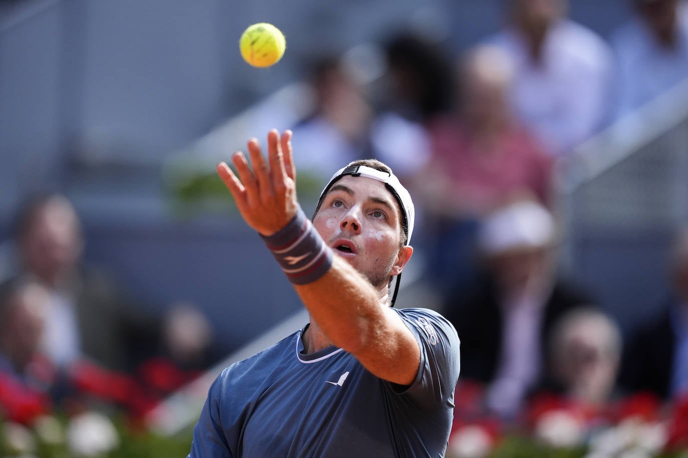 Las imágenes del partido entre Alcaraz y Struff en el Mutua Madrid Open