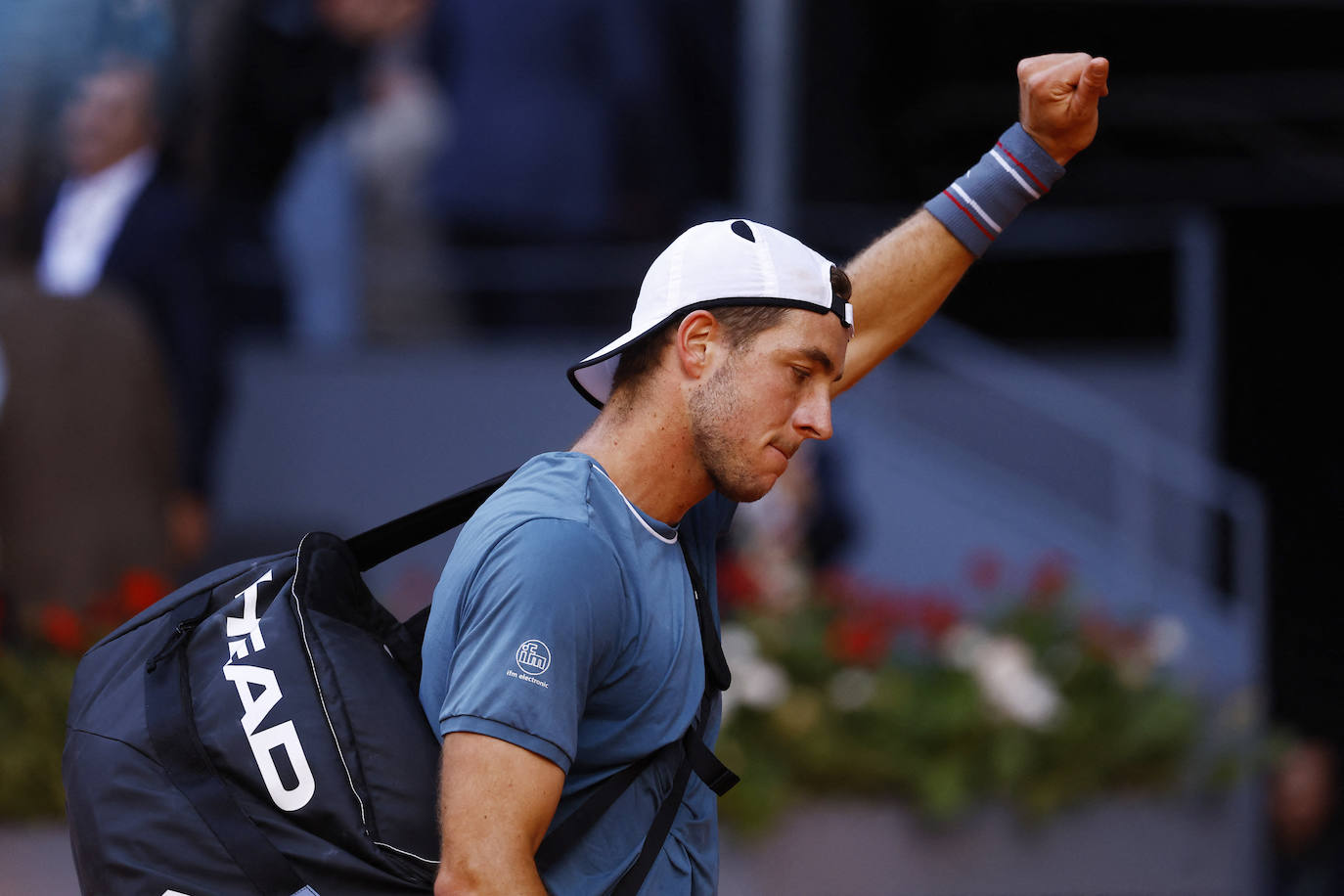 Las imágenes del partido entre Alcaraz y Struff en el Mutua Madrid Open