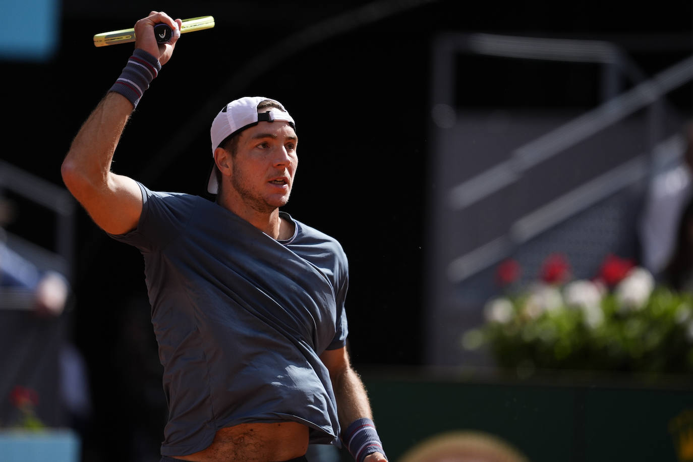 Las imágenes del partido entre Alcaraz y Struff en el Mutua Madrid Open