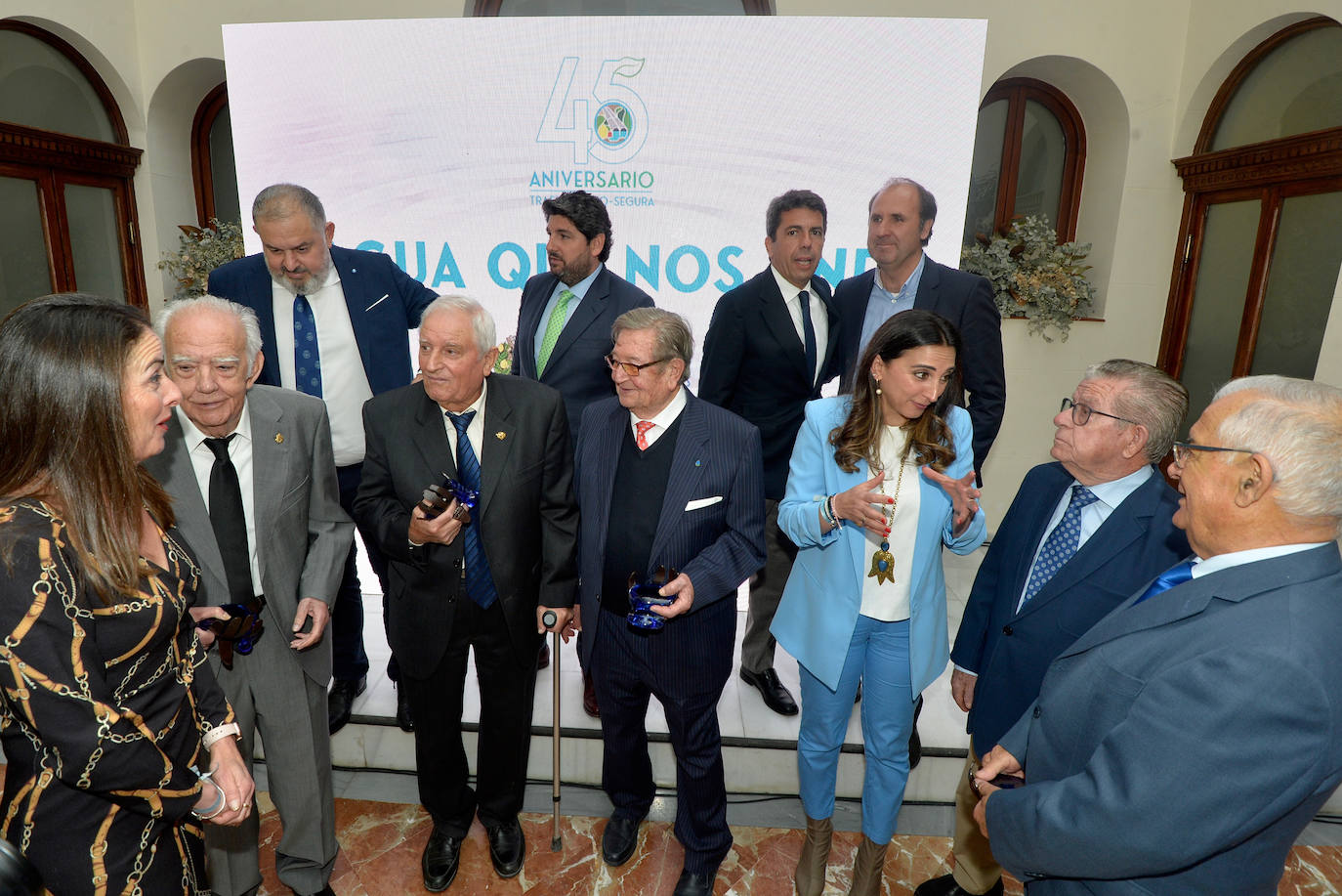 Las imágenes del 45 aniversario del Tajo-Segura en Murcia