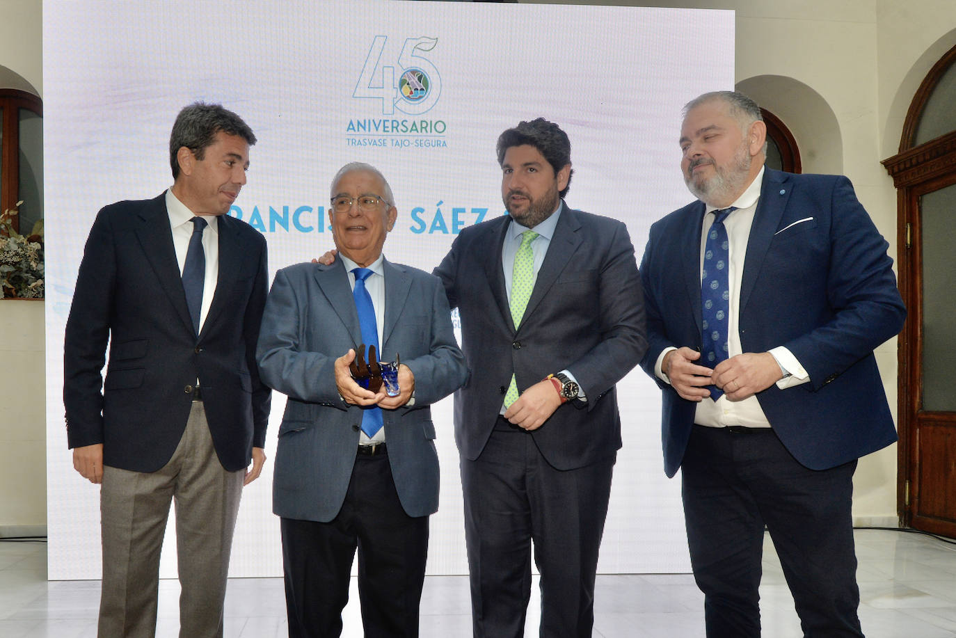 Las imágenes del 45 aniversario del Tajo-Segura en Murcia