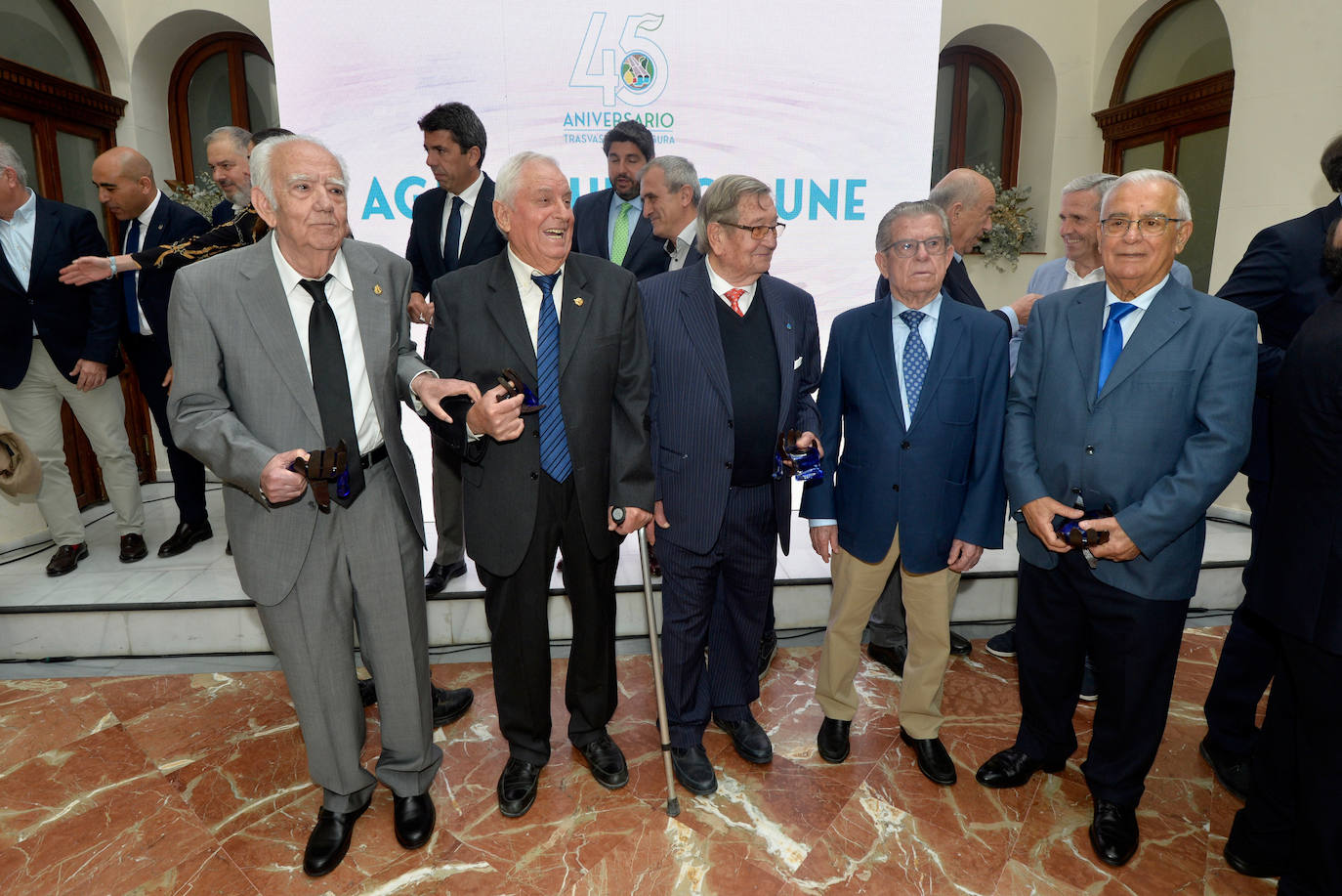 Las imágenes del 45 aniversario del Tajo-Segura en Murcia