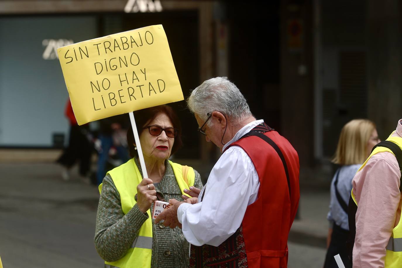 Manifestación del 1 de Mayo del 2024 en Murcia, en imágenes