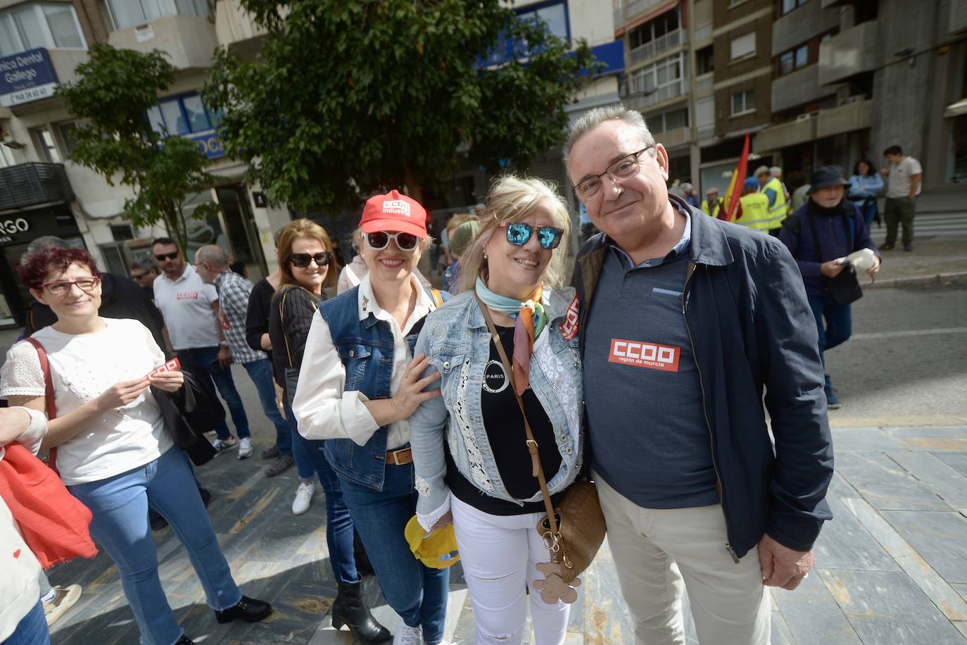 Manifestación del 1 de Mayo del 2024 en Murcia, en imágenes