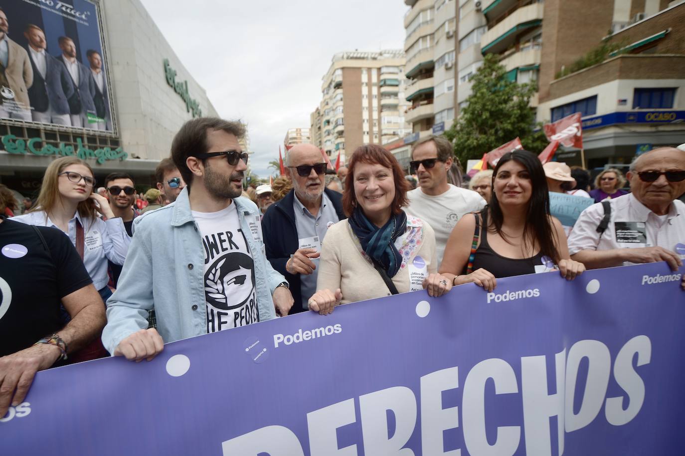 Manifestación del 1 de Mayo del 2024 en Murcia, en imágenes