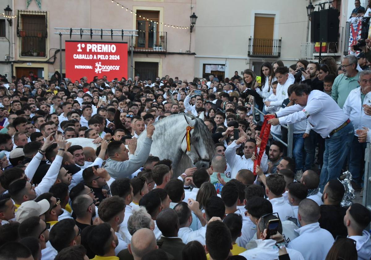 Imagen principal - Los Caballos del Vino toman este jueves Caravaca