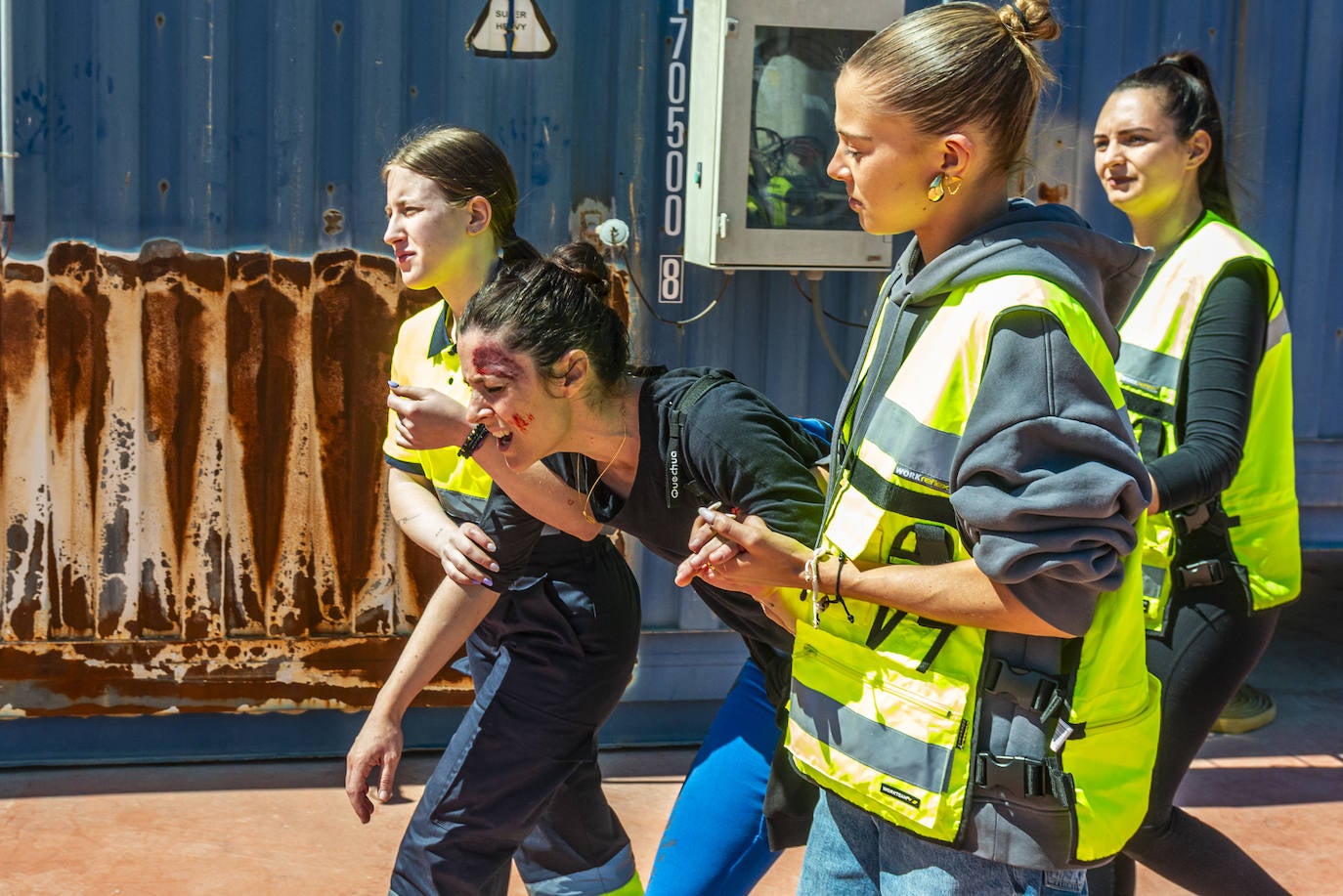 Simulacro de atentado en Murcia, en imágenes