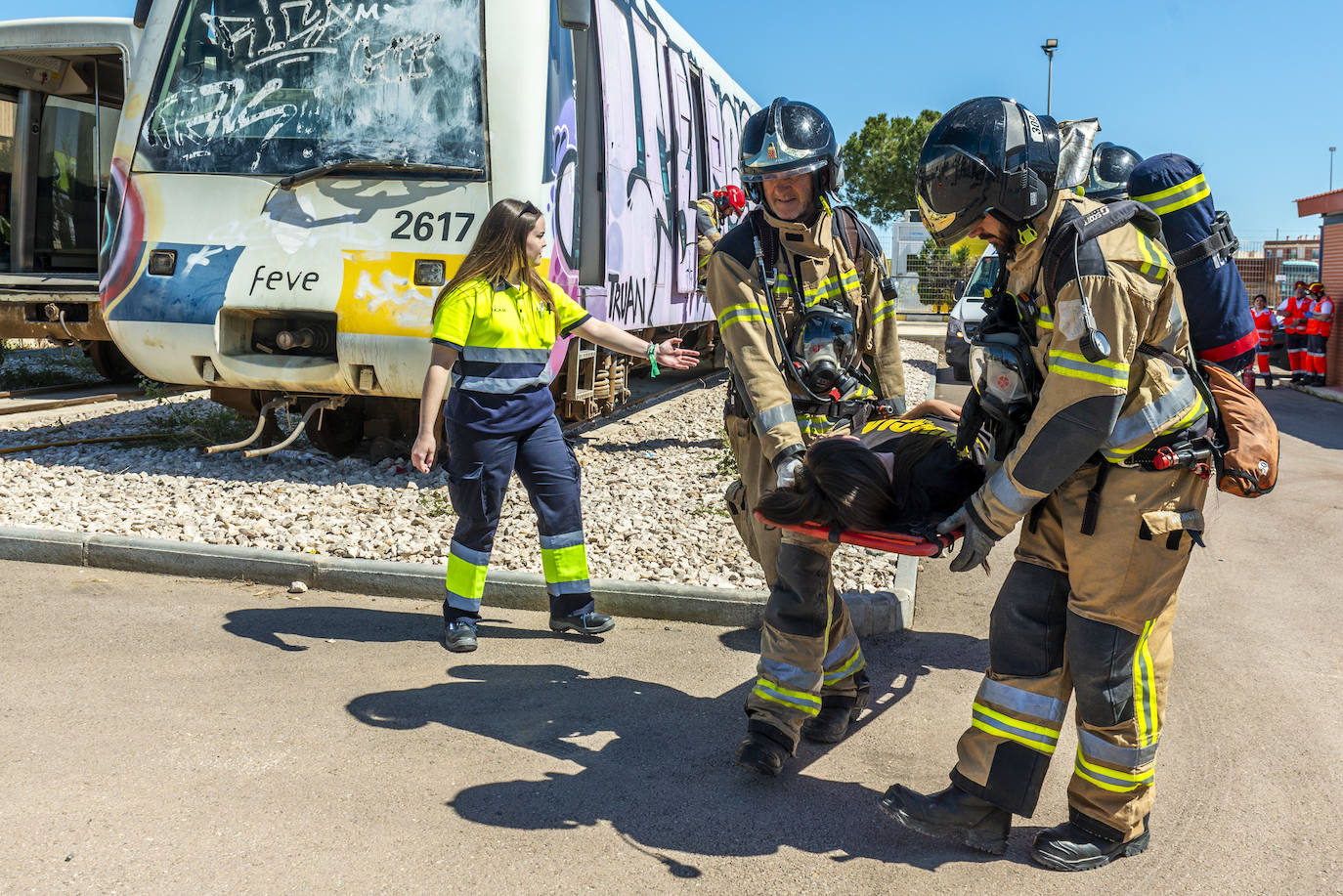 Simulacro de atentado en Murcia, en imágenes