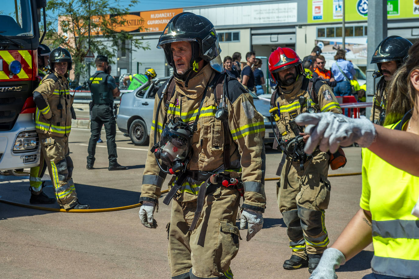 Simulacro de atentado en Murcia, en imágenes