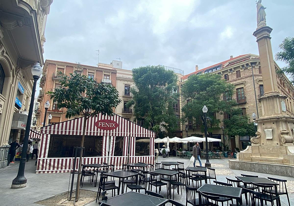 Plaza de Santa Catalina de Murcia.