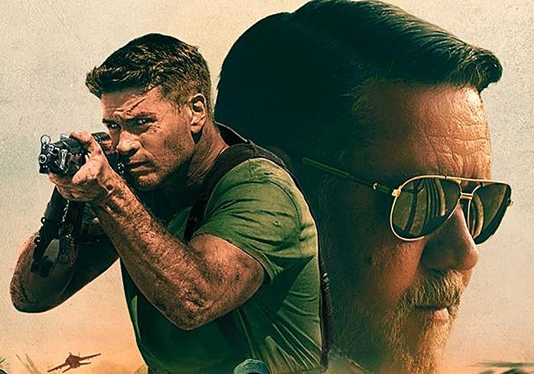 Detalle del cartel de 'Misión hostil'.