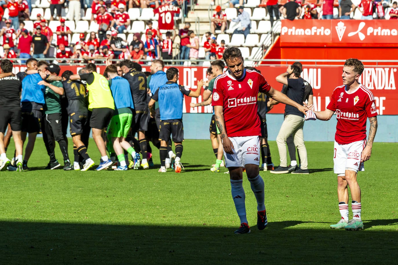 La derrota del Real Murcia frente al Castellón, en imágenes