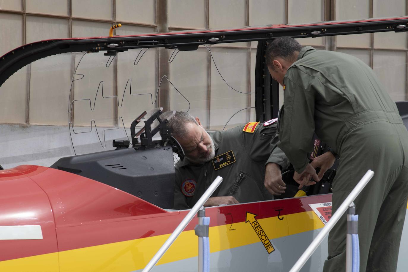 La visita del Rey Felipe VI a la Academia General del Aire, en imágenes