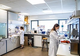 Laboratorio del Centro Tecnológico del Mueble, en Yecla.