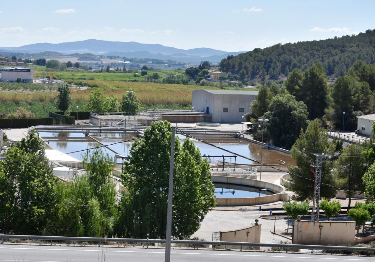 La depuradora de aguas residuales de Caravaca, que trata 1,6 millones de metros cúbicos al año.