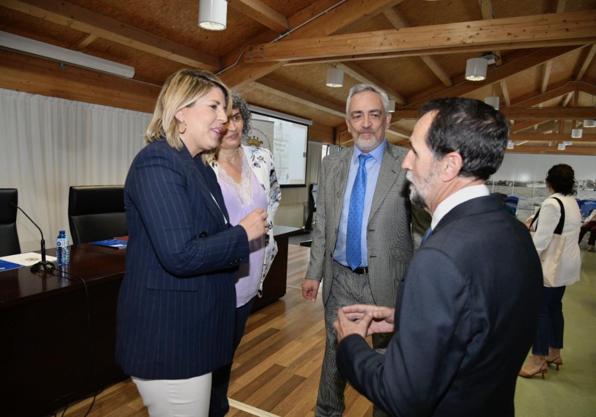 Noelia Arroyo, Beatriz Miguel, Juan Antonio Barrio y Luis M. Pérez.