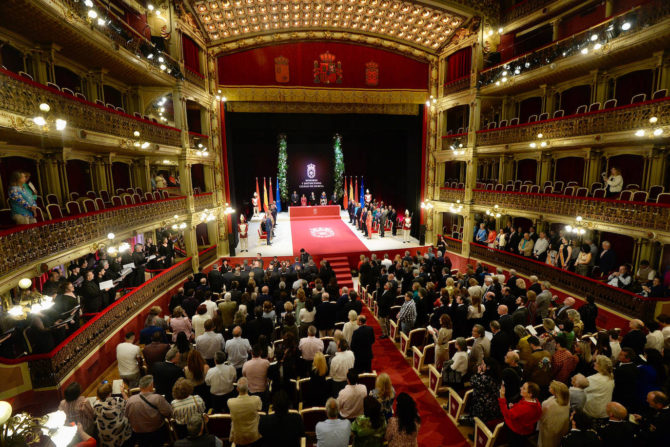 El acto conmemorativo del Día de la Ciudad de Murcia, en imágenes