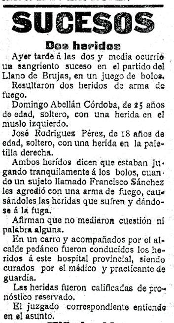 Imagen - El diario 'El Liberal' publicó esta noticia en el año 1905.