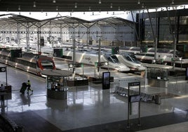 La estación de trenes de Málaga, en una imagen de archivo.