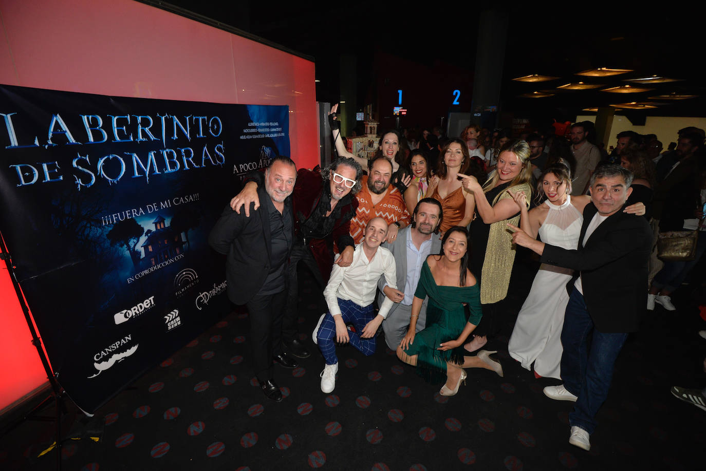 Estreno de la película murciana &#039;Laberinto de Sombras&#039;, en imágenes