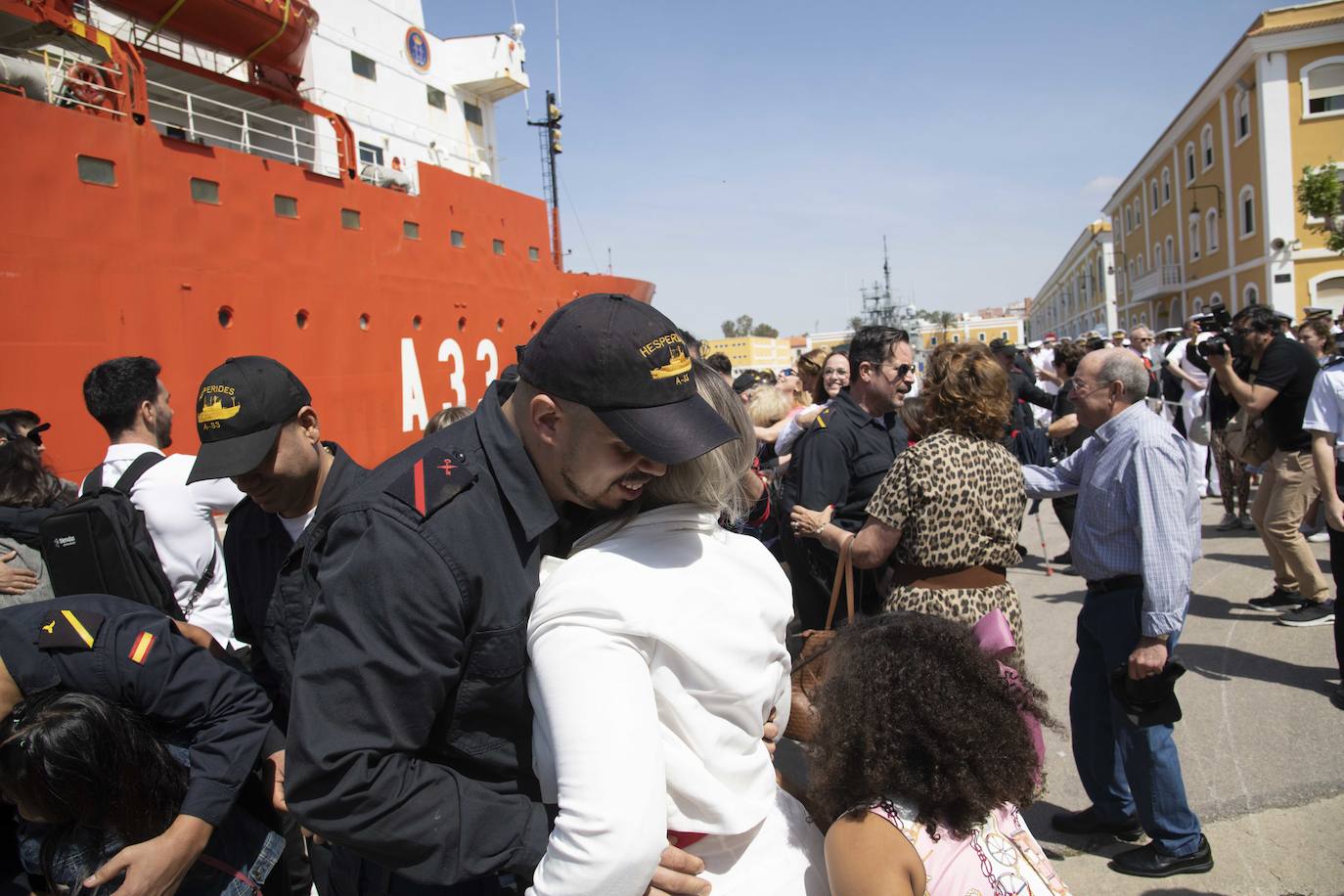 El &#039;Hespérides&#039; llega a Cartagena tras 171 días de viaje