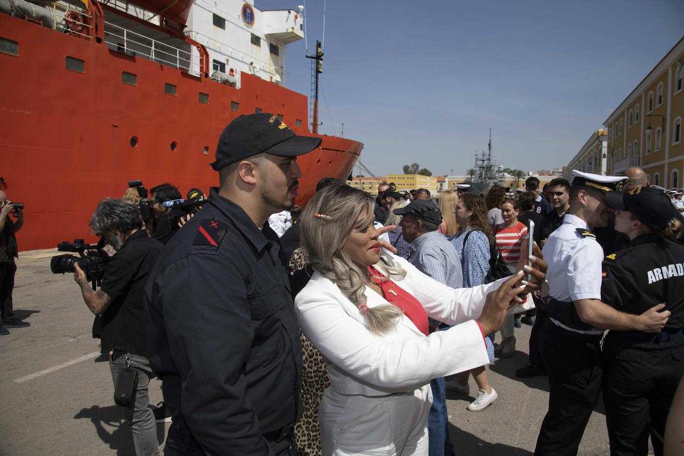 El &#039;Hespérides&#039; llega a Cartagena tras 171 días de viaje