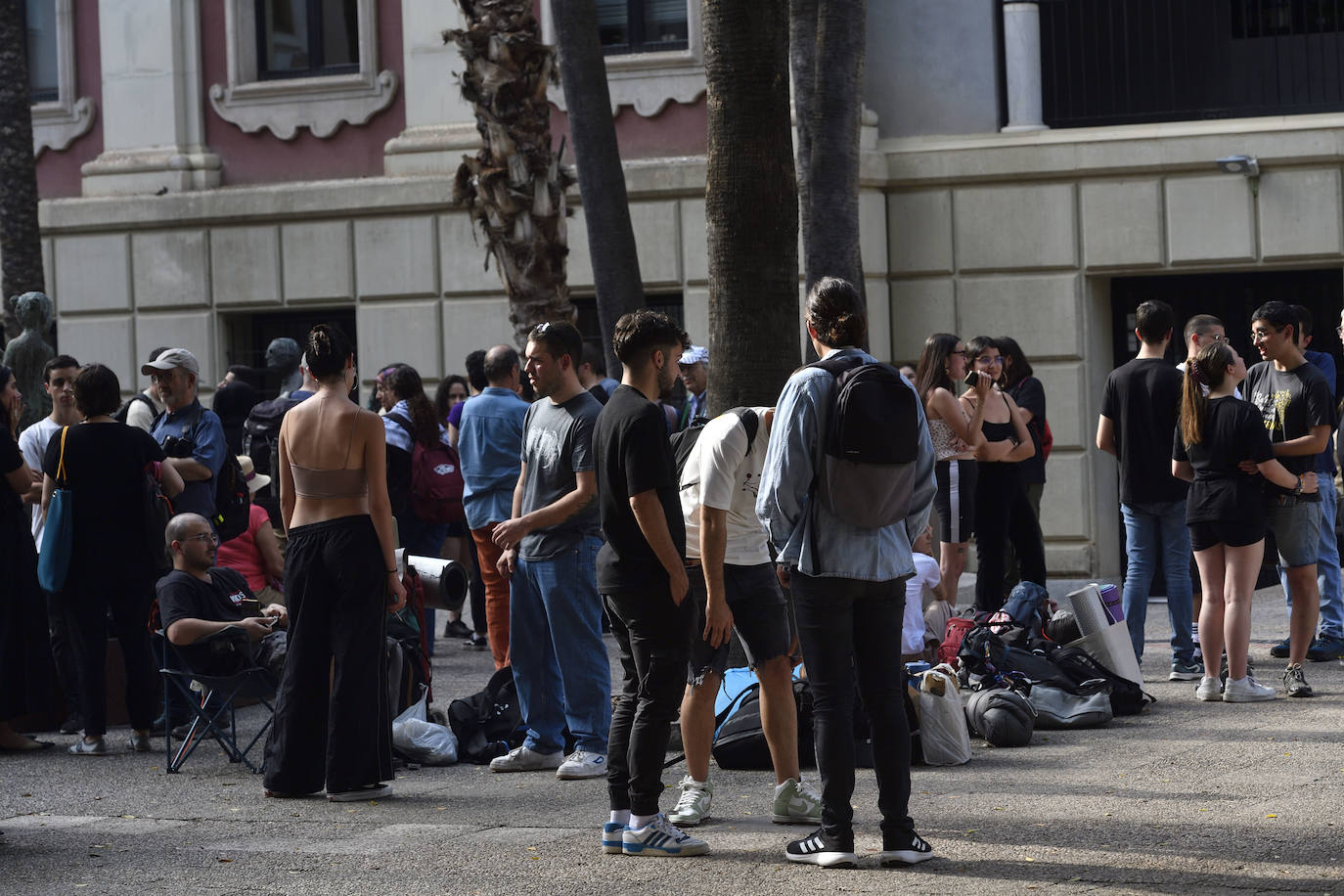 Las imágenes de la acampada de estudiantes de la UMU a favor de Palestina