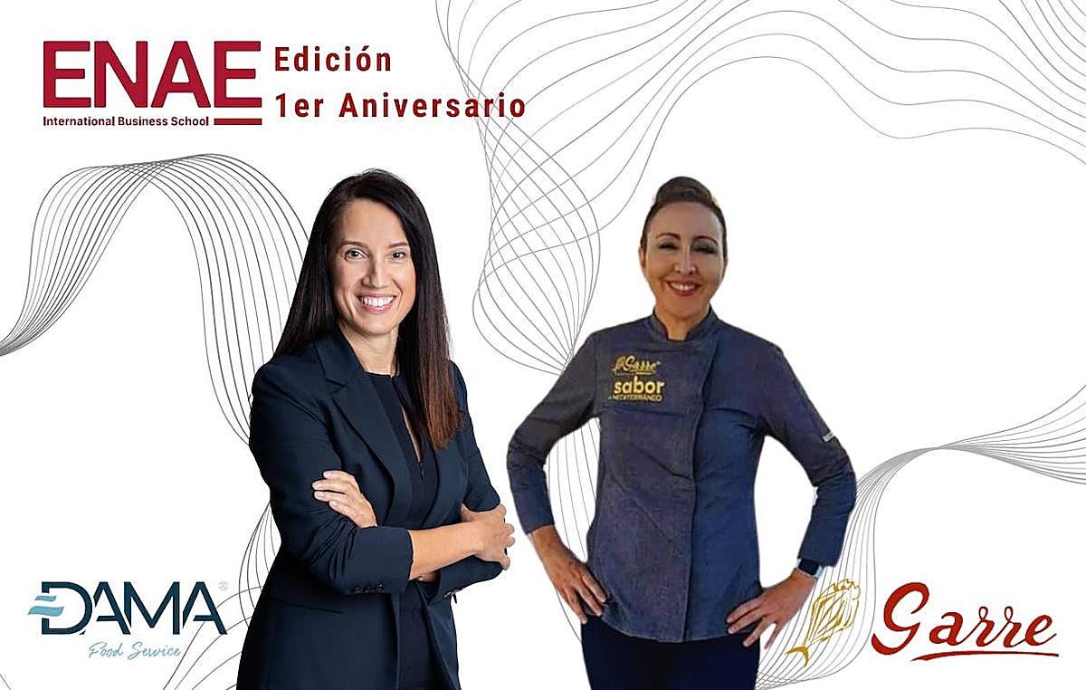 Trinidad Cárceles Coll, directiva de la 1ª edición, y Ana Garre, futura directiva en la 10ª edición.