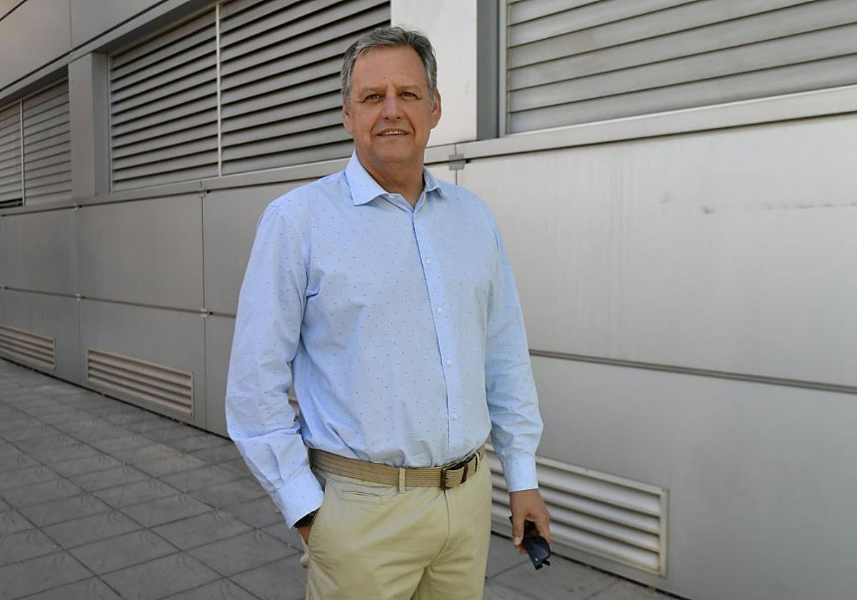 Federico Mesa, director del Centro Tecnológico del Plástico y el Calzado, ayer, en Agricultura.