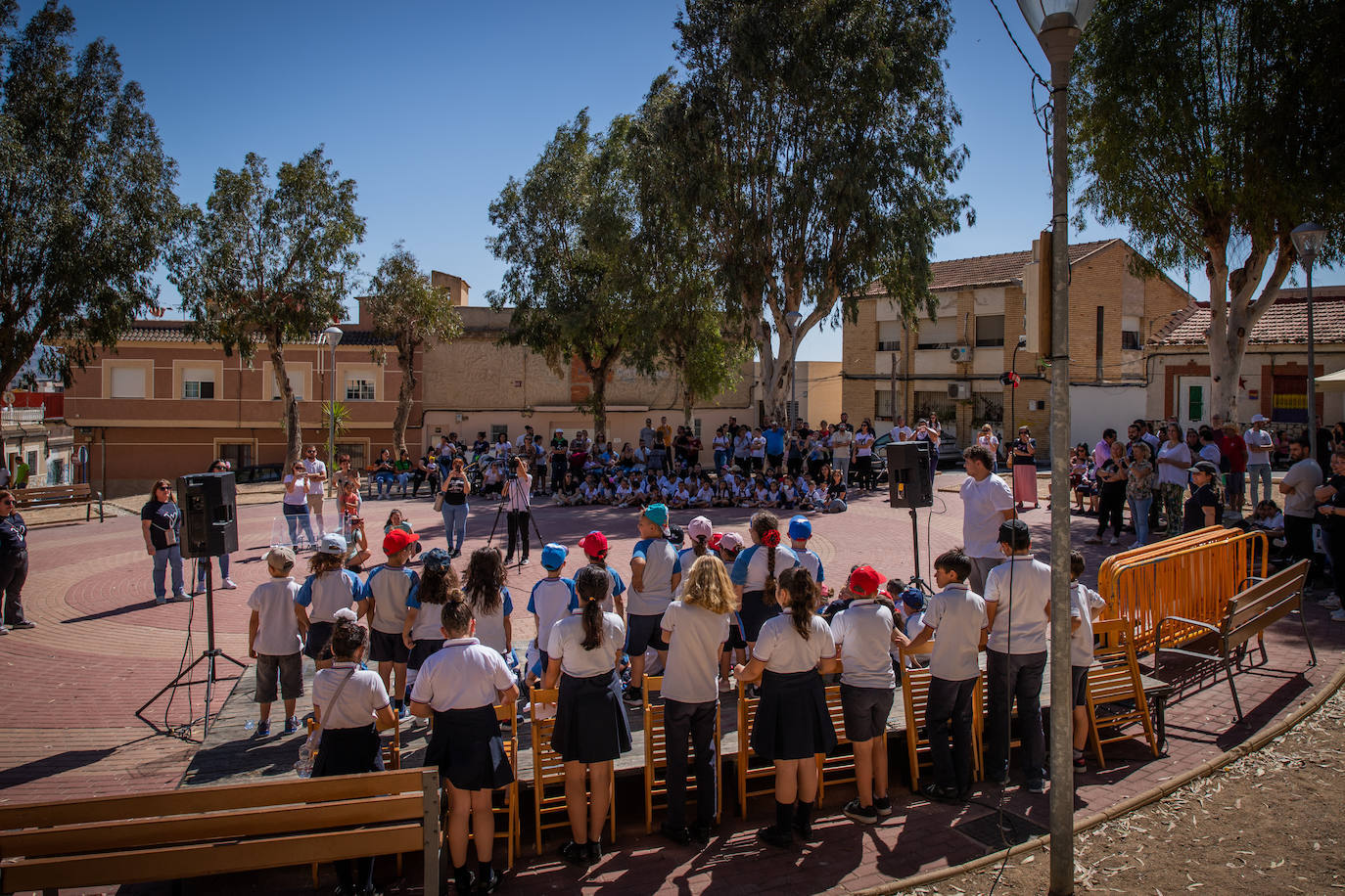 Imágenes de la fiesta de los Murales de San Isidro, en Orihuela