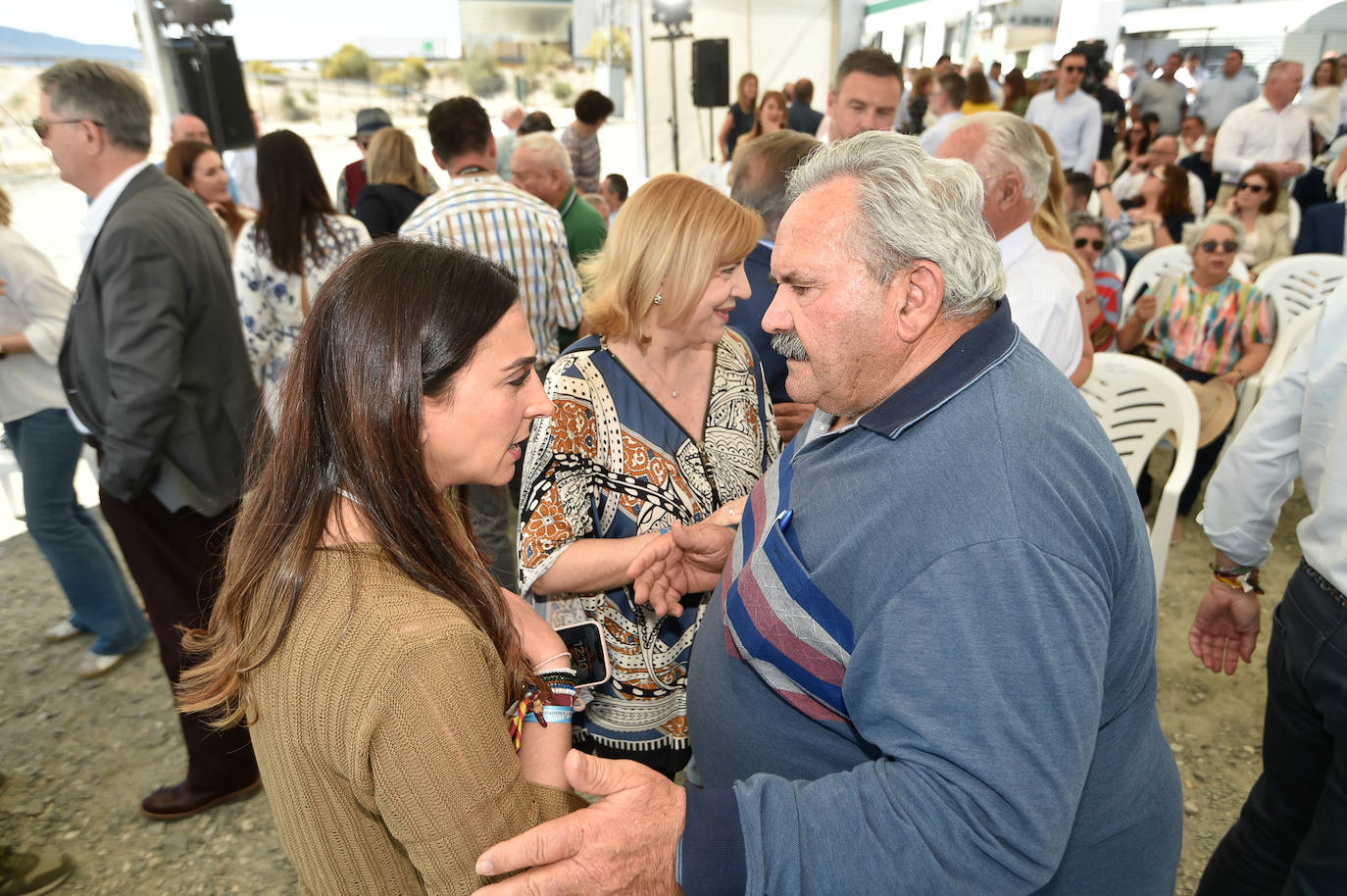 La visita de Núñez Feijóo a Cieza, en imágenes