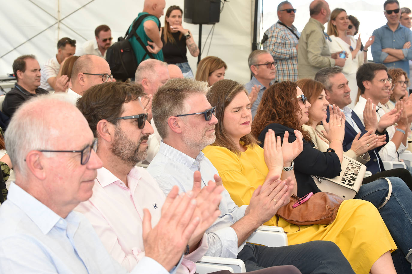 La visita de Núñez Feijóo a Cieza, en imágenes