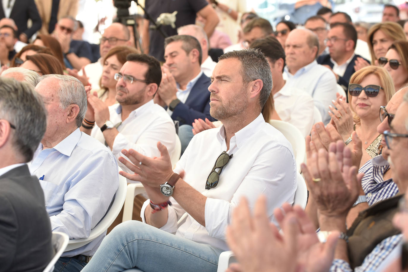 La visita de Núñez Feijóo a Cieza, en imágenes